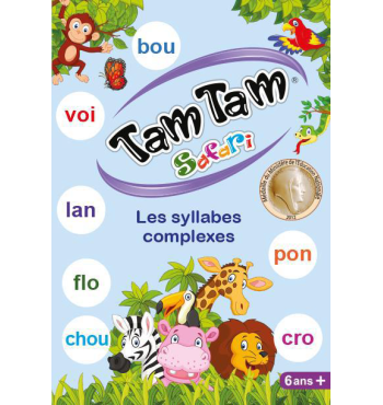 Jeu Tam Tam safari j'apprends à lire dès 5 ans